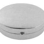 Small Plain Oval Pill Box, finished in 925 English Hallmarked Sterling Silver 1 Small Plain Oval Pill Box, finished in 925 English Hallmarked Sterling Silver