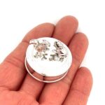 Dancing Squirrel and Hippo Pill Box 925 Sterling Silver English Hallmarks Ari D Norman