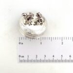 Dancing Squirrel and Hippo Pill Box 925 Sterling Silver English Hallmarks Ari D Norman