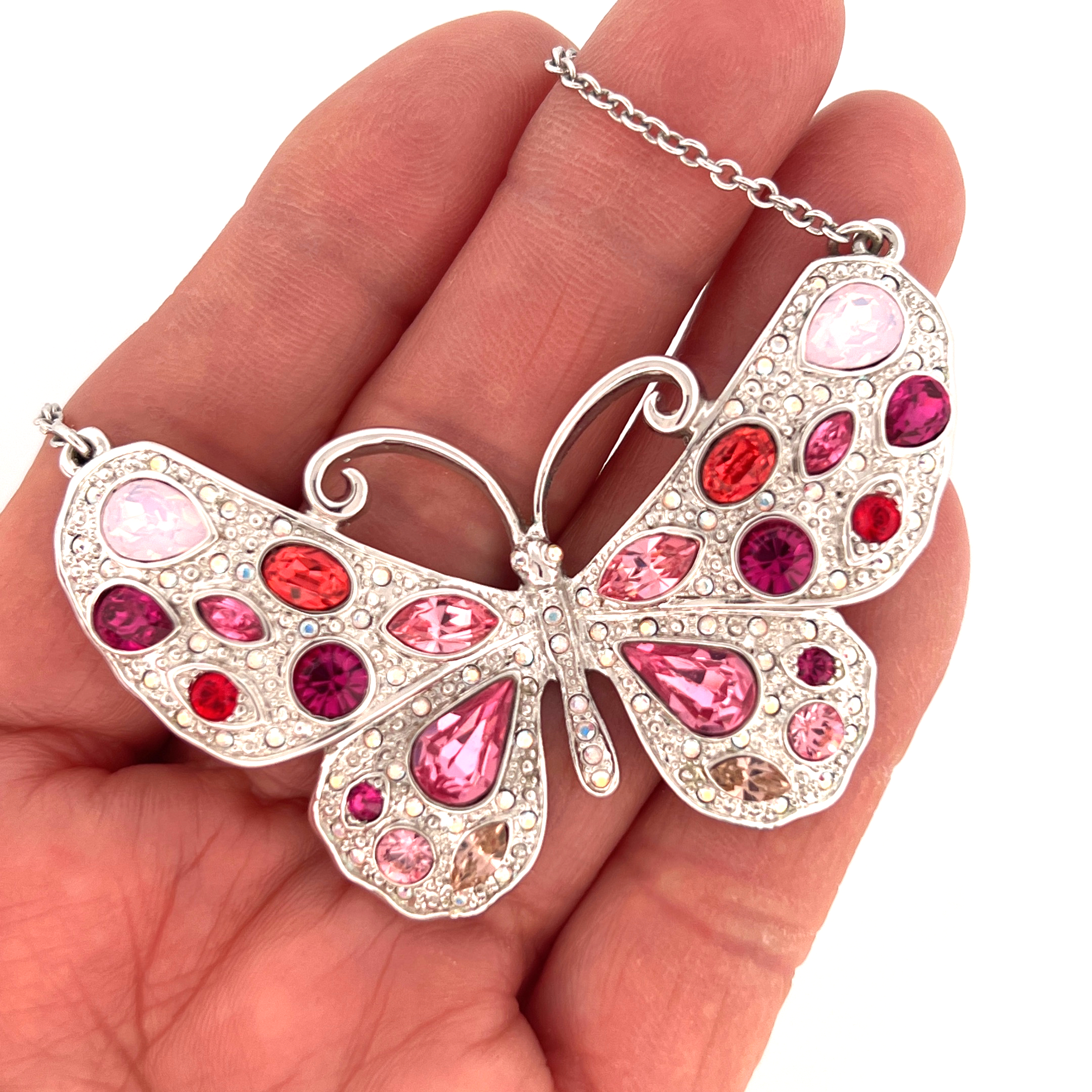 adc1-6-adc1-6-adc1-6-adc1-6-3-adc1-6-adc1-6-adc1-6-adc1-6-3.jpg Butterfly Choker Necklace with Sparkling Czech Crystals – Rhodium Plated