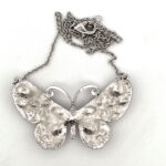 Butterfly Choker Necklace with Sparkling Czech Crystals – Rhodium Plated 4 Butterfly Choker Necklace with Sparkling Czech Crystals – Rhodium Plated