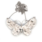 Butterfly Choker Necklace with Sparkling Czech Crystals – Rhodium Plated