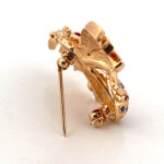 Bee Brooch With Sparkling Czech Crystals | Gold Plated