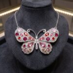 Butterfly Choker Necklace with Sparkling Czech Crystals – Rhodium Plated 2 Butterfly Choker Necklace with Sparkling Czech Crystals – Rhodium Plated