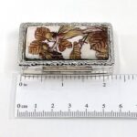 Autumn Flower Fairy 925 Sterling Silver Enamel Pill Box 2 Autumn Flower Fairy 925 Sterling Silver Enamel Pill Box