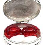 Sterling Silver Pheasant and Grouse Enamel Pill Box 9 Sterling Silver Pheasant and Grouse Enamel Pill Box