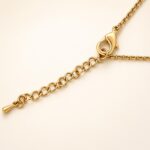 Gold Robin Brooch Pendant with Swarovski Crystal Accents