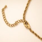 Gold-Plated Tiger Brooch Pendant with Swarovski Crystals