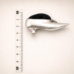 Hallmarked Sterling Silver Miniature Shoe Pin Cushion