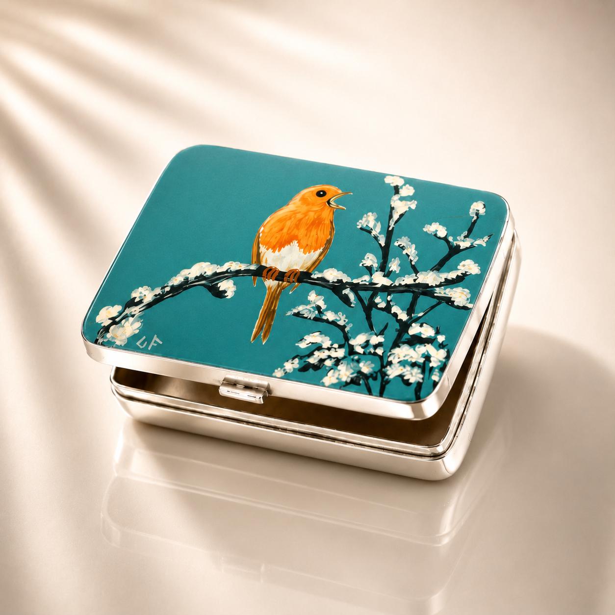il-fullxfull.8054379183-1kzf-il-fullxfull.8054379183-1kzf.jpg Hand-Painted Robin Enamel Sterling Silver Pill Box