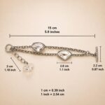 Sculptural Geometric Swarovski Crystal Silver-Tone Bracelet