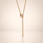 Gold Plated January Garnet Swarovski Heart Necklace