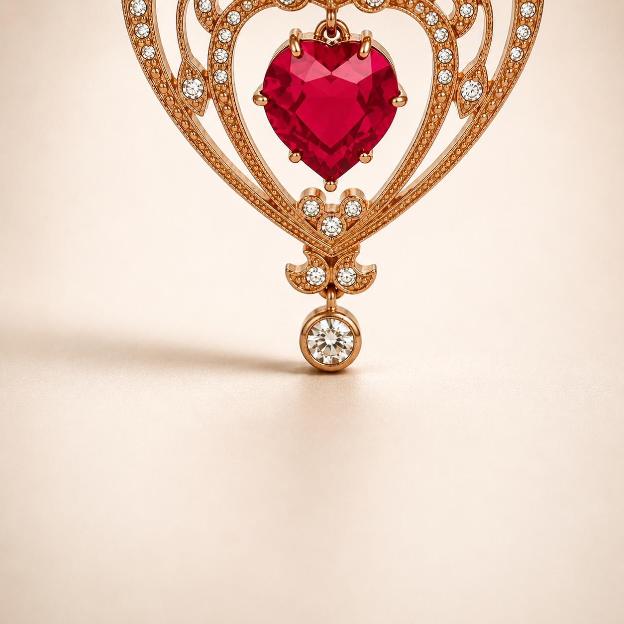 il-fullxfull.8231203828-mapl-il-fullxfull.8231203828-mapl-1.jpg July Ruby Swarovski Crystal Heart Pendant Necklace