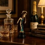 Autumn Dancer Art Deco Bronze Statuette by Baranite