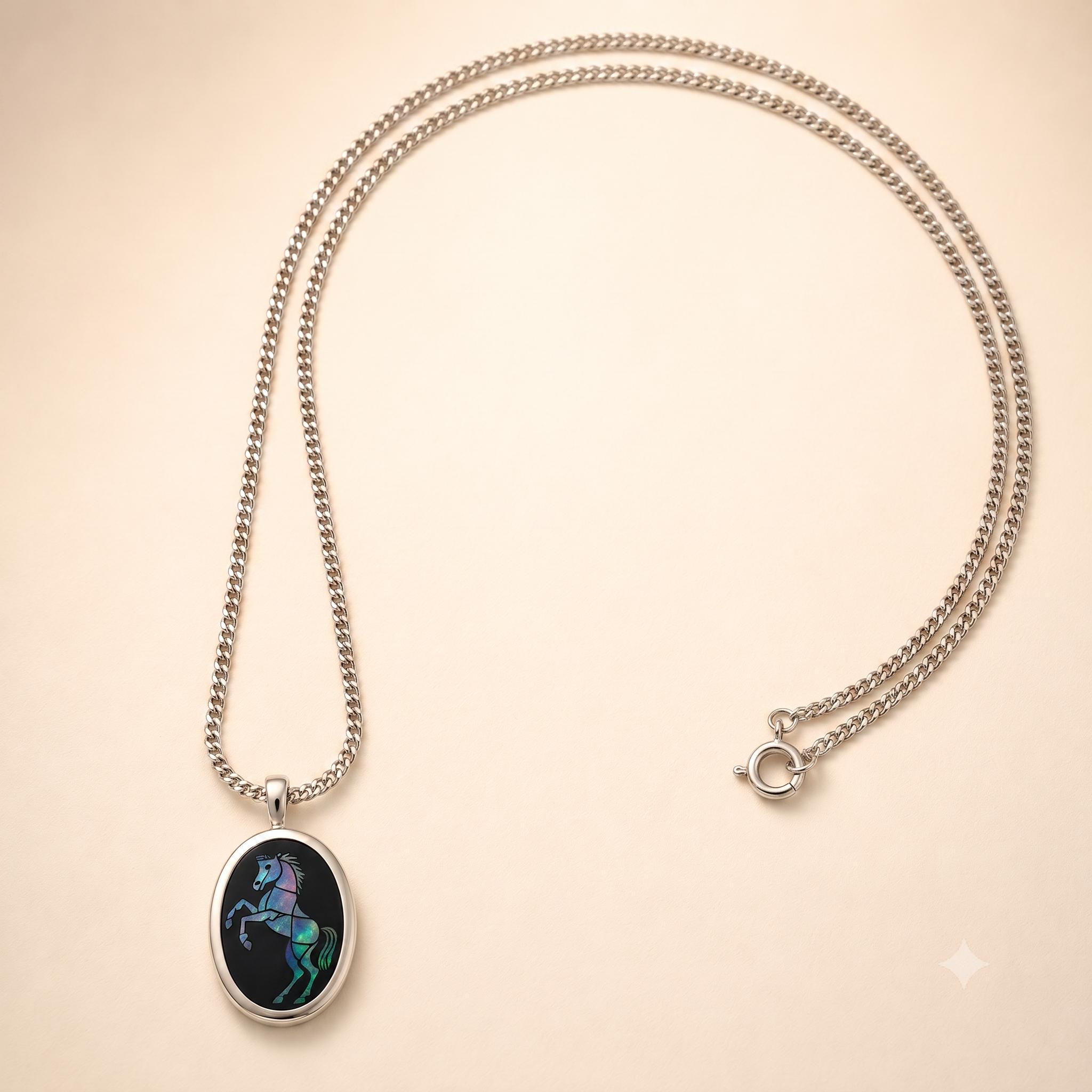 il-fullxfull.8278766708-aoyv-il-fullxfull.8278766708-aoyv-5.jpg Vintage Sterling Silver Opal Mosaic Unicorn Necklace