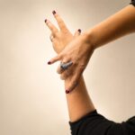 Sterling Silver Dolphin Ring with Pink CZ, Black Rhodium