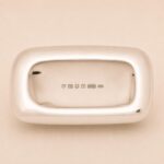 Sterling Silver Hand-Painted Enamel Hunting Pill Box