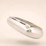 Sterling Silver Hand-Painted Enamel Hunting Pill Box