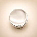 Sterling Silver Hand-Painted Enamel Golfer Pill Box