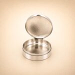 Sterling Silver Hand-Painted Enamel Golfer Pill Box