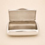 Sterling Silver Hand-Painted Enamel Hunting Pill Box