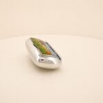 Sterling Silver Hand-Painted Enamel Hunting Pill Box
