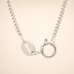 Vintage Sterling Silver Opal Mosaic Bird Pendant Necklace