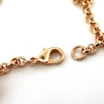 Gold Plated Christmas Charm Bracelet with Czech Crystals 55 JBT56 gallery image