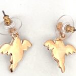 Ghost Earrings in Gold-Plated Alloy with Czech Crystals