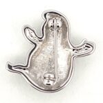Casper Friendly Ghost Rhodium-Plated Enamel Pin Brooch