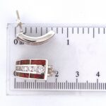 Sterling Silver Brown Opal Resin Half Hoop Earrings