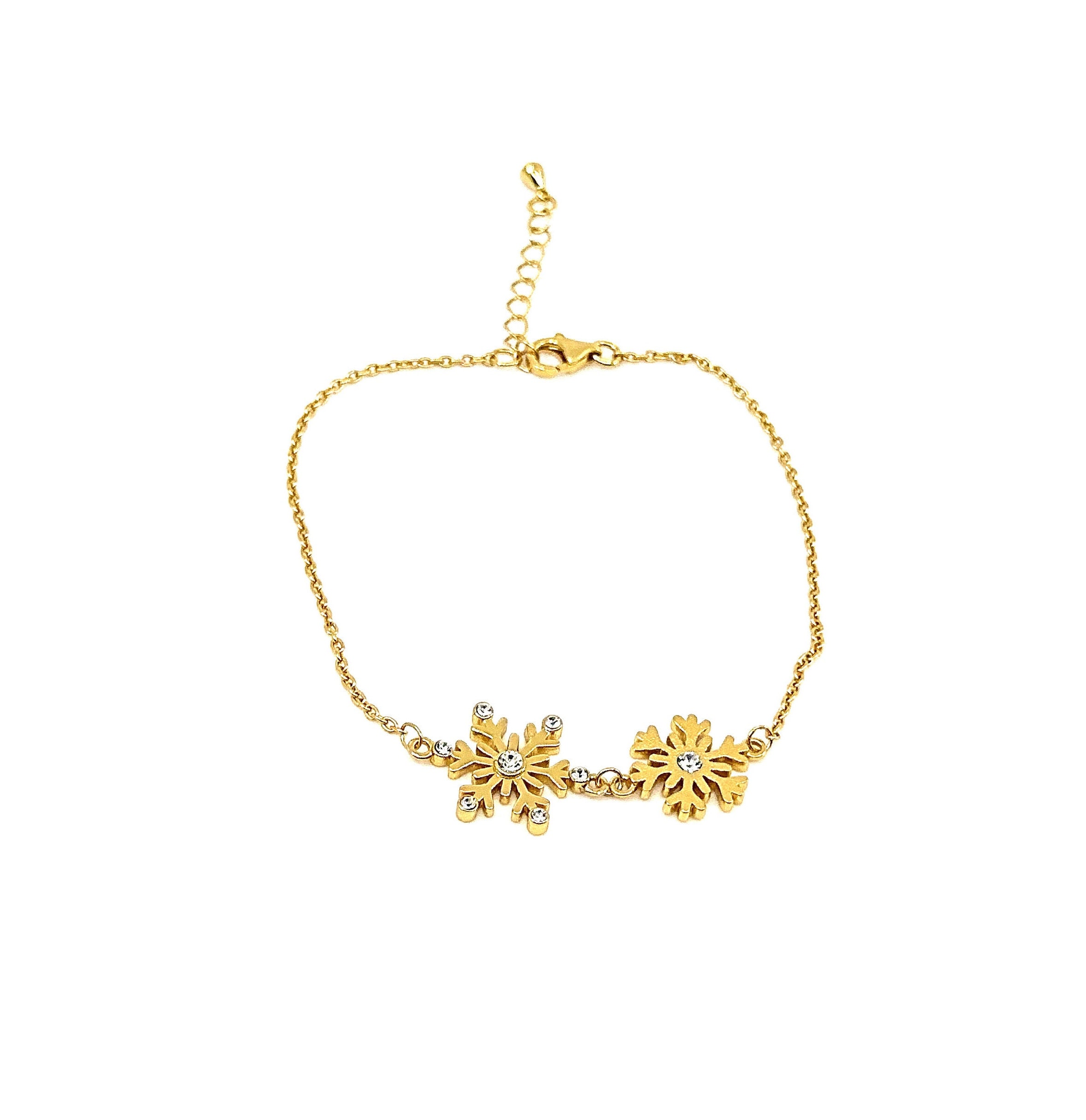 il-fullxfull.6280318785-cpfl.jpg Gold-Plated Sterling Silver Snowflake Crystal Bracelet