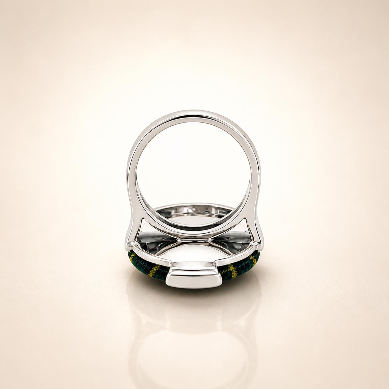 il-fullxfull.7972268944-quvq-il-fullxfull.7972268944-quvq.jpg Sterling Silver Panther Ring with Wax Print Textile Inlay