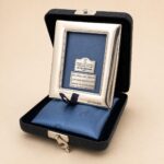 Sterling Silver Travel Photo Frame with Original Case 2 Sterling Silver Travel Photo Frame with Original Case