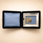 Sterling Silver Travel Photo Frame with Original Case 12 Sterling Silver Travel Photo Frame with Original Case