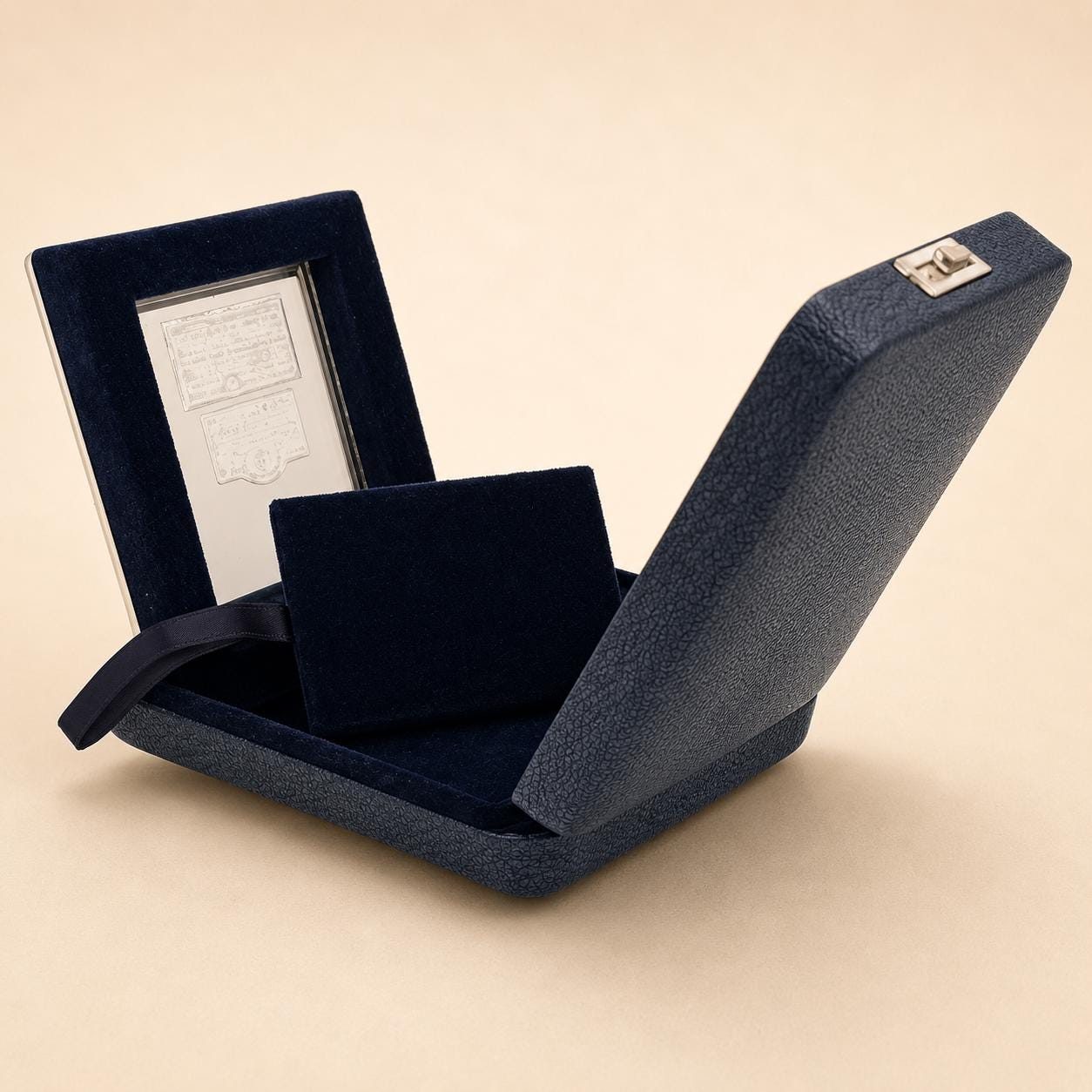 il-fullxfull.8523802631-1vtw-il-fullxfull.8523802631-1vtw.jpg Sterling Silver Travel Photo Frame with Original Case