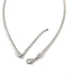 Art Deco Sapphire Blue Czech Crystal Snake Chain Choker 8 ADC27 gallery image