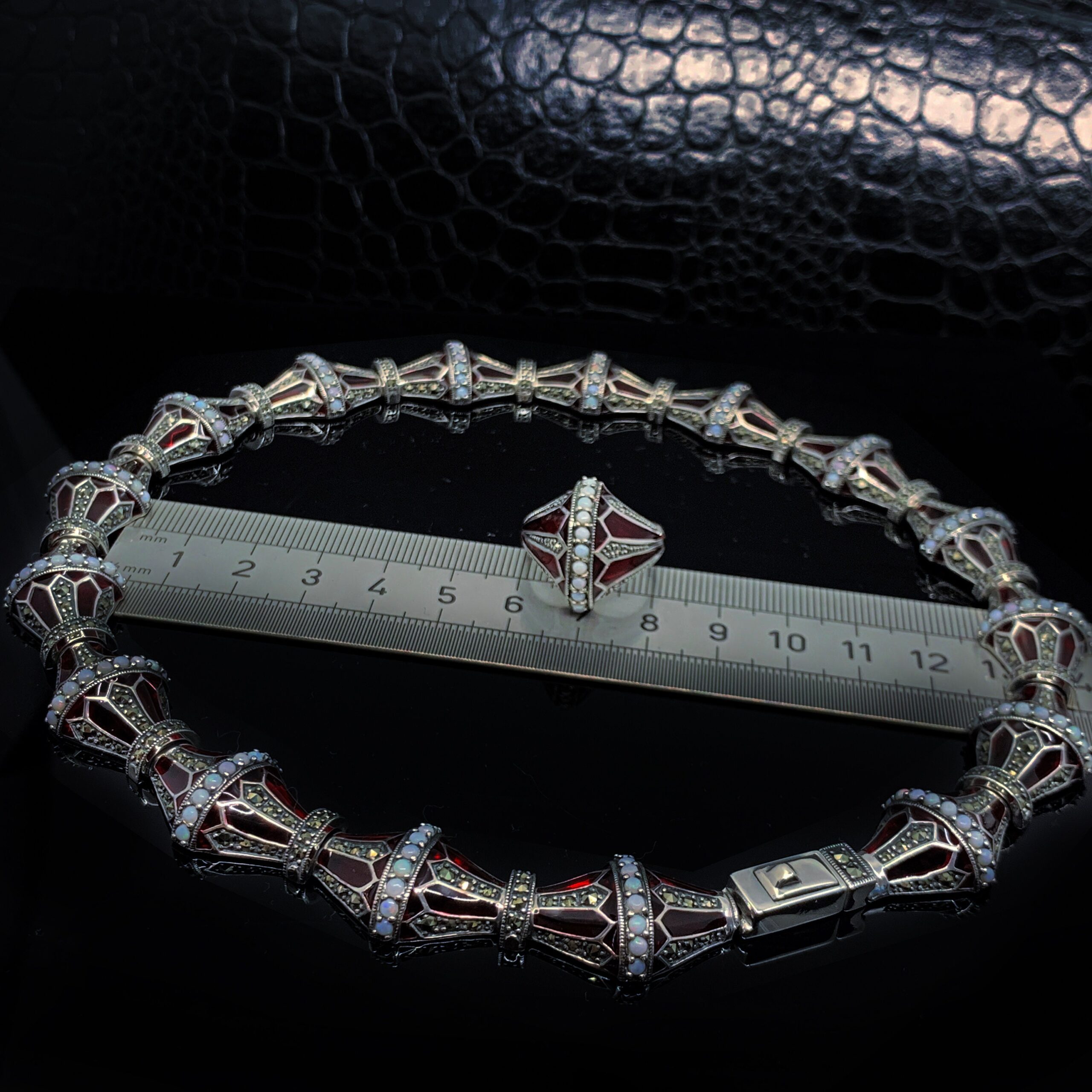 The Drake Suite Elizabethan Style Sterling Silver Jewellery Set