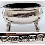Victorian Style 925 Sterling Silver 5-Piece Condiment Set