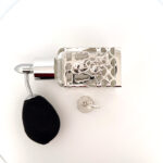 Perfume Atomiser And Funnel Set Art Nouveau Style finished in 925 English Hallmarked Sterling Silver 36 GT558 gallery image